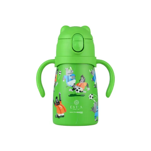 Estia® Bubble Bottle Save The Aegean Παιδικό Παγούρι Θερμός Jungle Kick 300ml (01-33224)