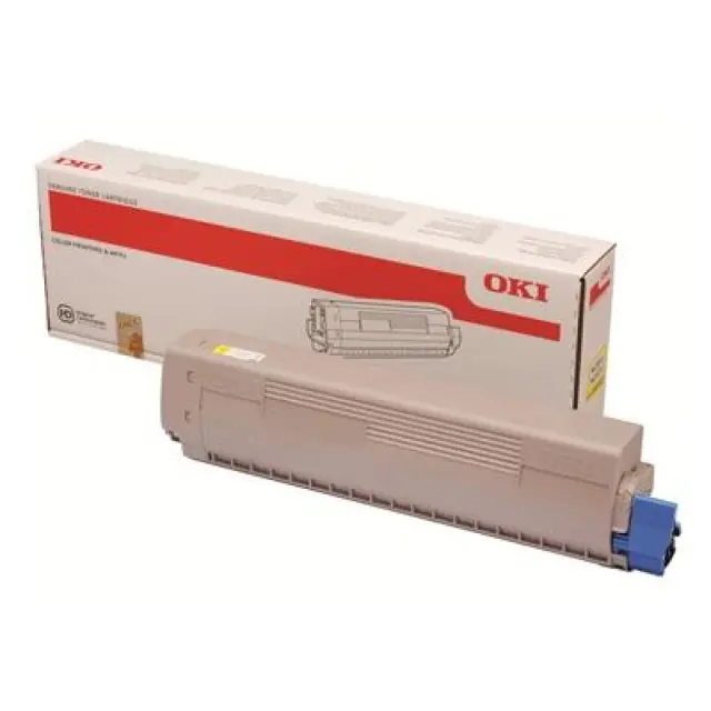 OKI 45862837 Γνήσιο Toner Laser Εκτυπωτή Κίτρινο 7300 Σελίδων
