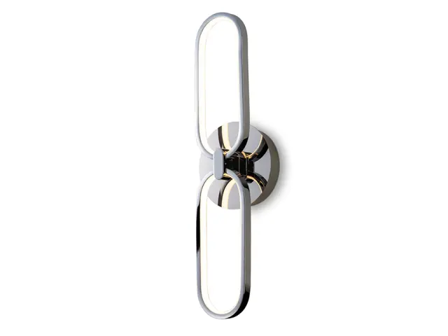 COLETTE WALL LAMP 2L CHROME φωτιστικό τοίχου Χρώμιο 3