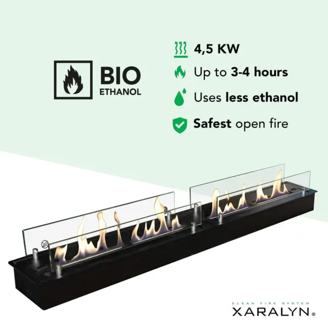 Xaralyn Burner XXL Black Καυστήρας Βιοαιθανόλης