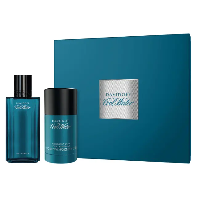 Davidoff Cool Water Ανδρικό Αρωματικό Σετ: Eau De Toilette 75ml & Deodorant Stick 75ml