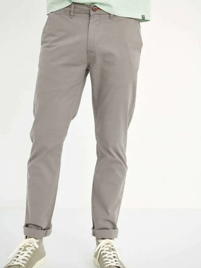 Funky Buddha Chino Pants Grey FBM007-001-02 3