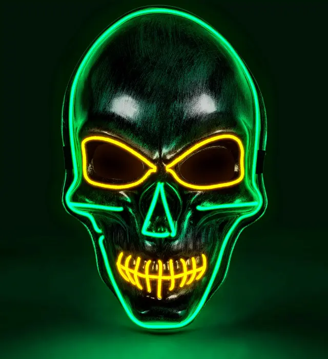 Αποκριάτικο Αξεσουάρ Led Monster Μάσκα (Widmann) (W-30334)