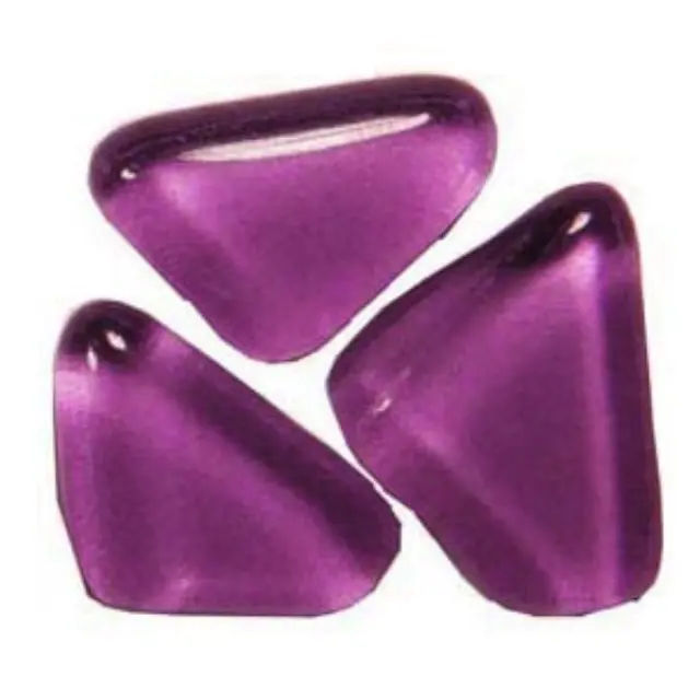 Γυάλινες Ψηφίδες Soft Glass - Purple - Πολυγωνικές - 200gr
