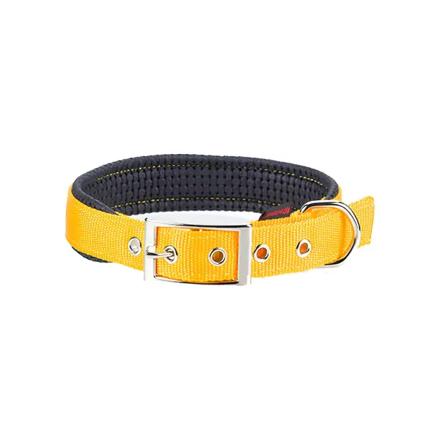 Pet Interest Neoprene Standard Κολάρο Σκύλου σε Κίτρινο Χρώμα 3XL 25mm x 65cm