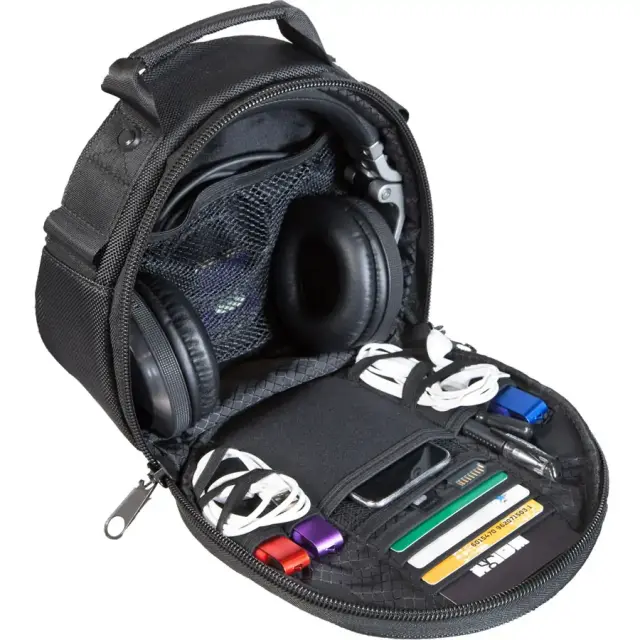 WALKASSE W-HEADPHONES-BLACK DJ Style Headphones bag, black. 2