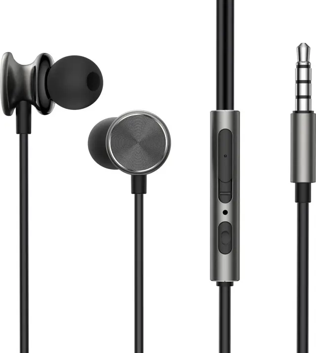 Ενσύρματα ακουστικά Joyroom Wired Series JR-EW03 - σκούρο γκρι