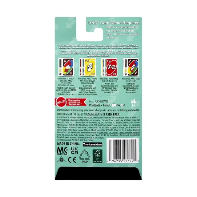 Mattel Uno: Add-On Packs Reverse Pack 3