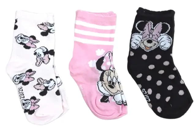 Παιδικές Kάλτσες 3 Ζευγάρια Minnie Black Poua 7120299 - 27-30