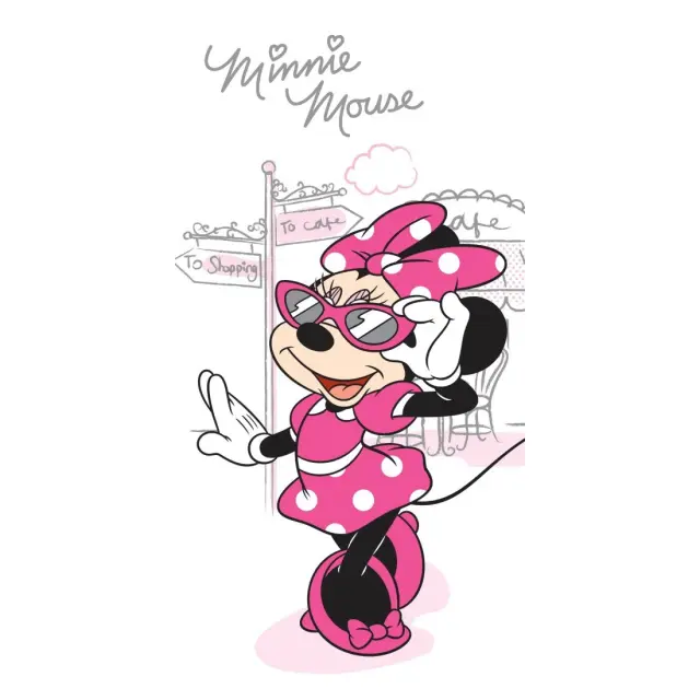 Πετσέτα Θαλάσσης Βελουτέ Dimcol Disney Minnie 56 Digital Print 70x140