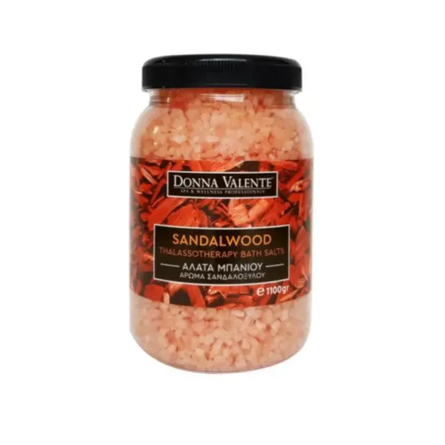 Donna Valente Sandalwood Άλατα Μπάνιου 1100gr