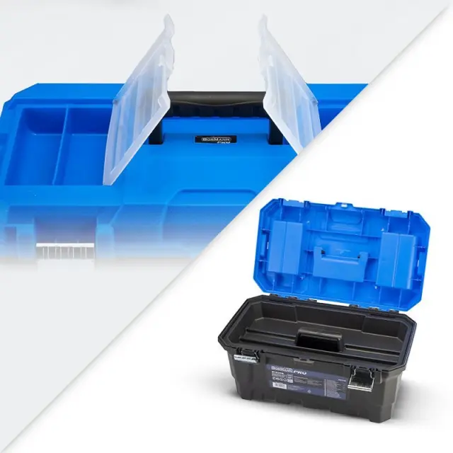 BORMANN Pro BTB3312 - BORMANN Pro BTB3312 Εργαλειοθήκη Χειρός Πλαστική "Wolf", Μεταλλικά Κουμπώματα & Ταμπακέρα (054306) 3