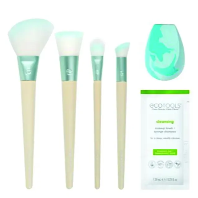 EcoTools Ready Set Glow Make-Up Accessory & Care Kit 6pc 2
