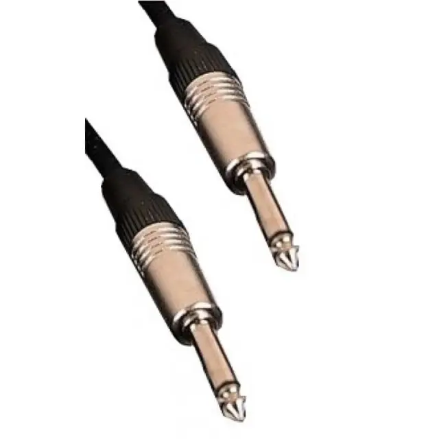 CABLE4ME 6.35mm Mono Jack Male - 6.35mm Mono Jack Male 1m 3