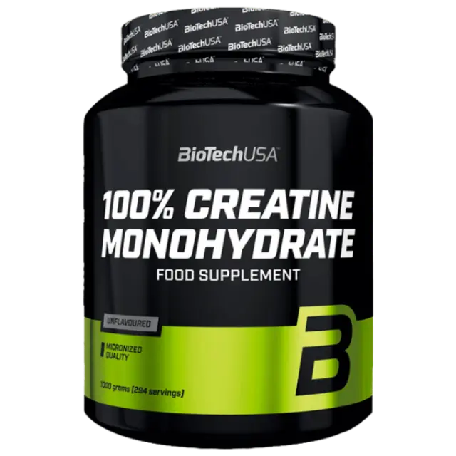Biotech USA 100% Creatine Monohydrate Micronized Quality Unflavoured 1000gr