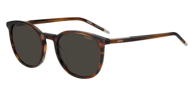 Boss Unisex Γυαλιά Ηλίου με Καφέ Σκελετό και Γκρι Φακό HG 1400/G/S EX4/IR