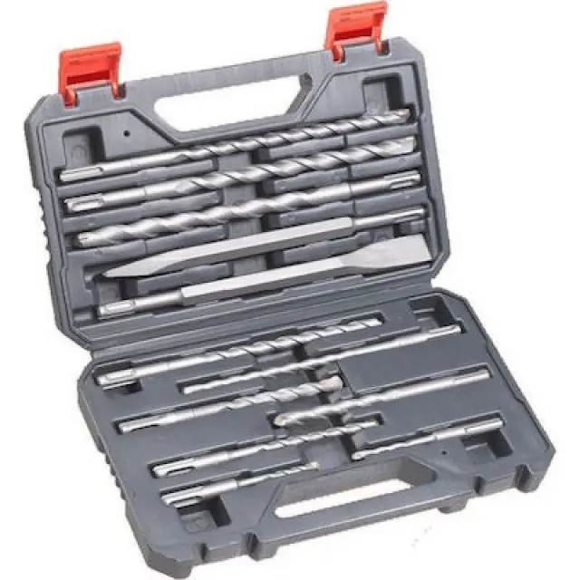 Einhell SDS PLUS KWB - Σετ 12 τμχ. 10 τρυπάνια (5-16mm), βελόνι, καλέμι (49240290)