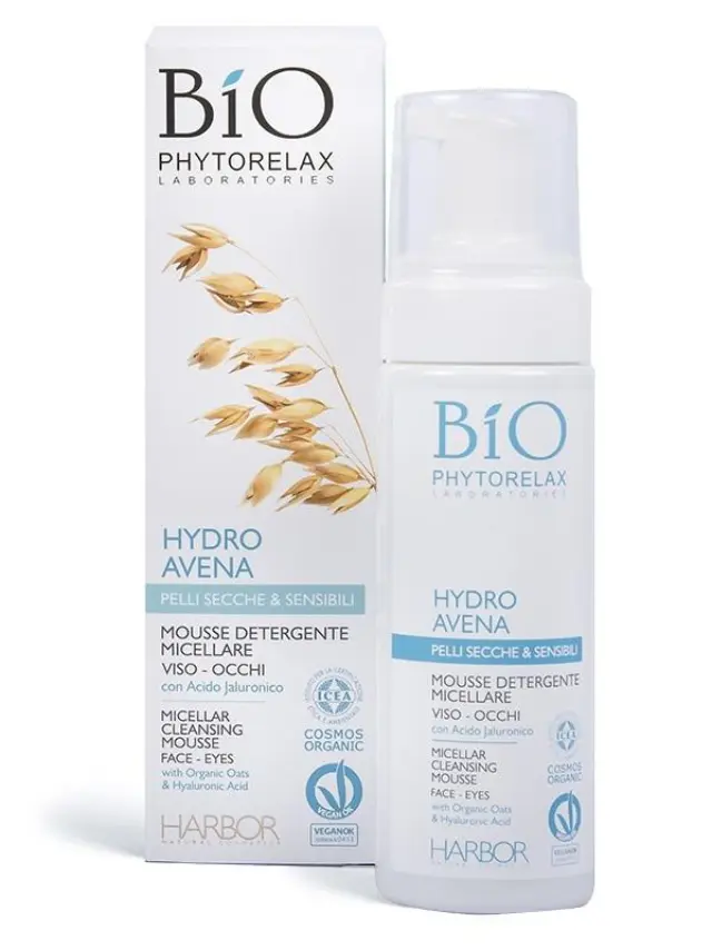 Phytorelax Bio Hydro Avena Micellar Cleansing Mousse Απαλός Αφρός Καθαρισμού για Πρόσωπο και Μάτια, 150ml