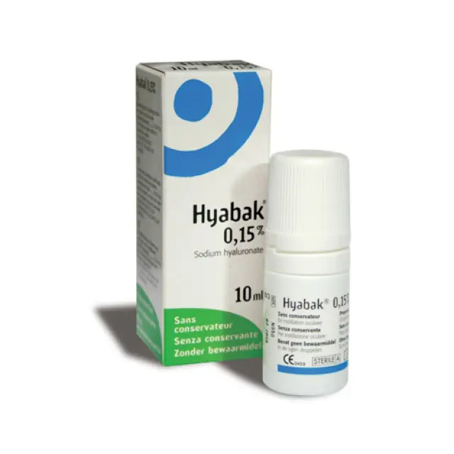 Hyabak 0.15% Eye Solution 10ml 2