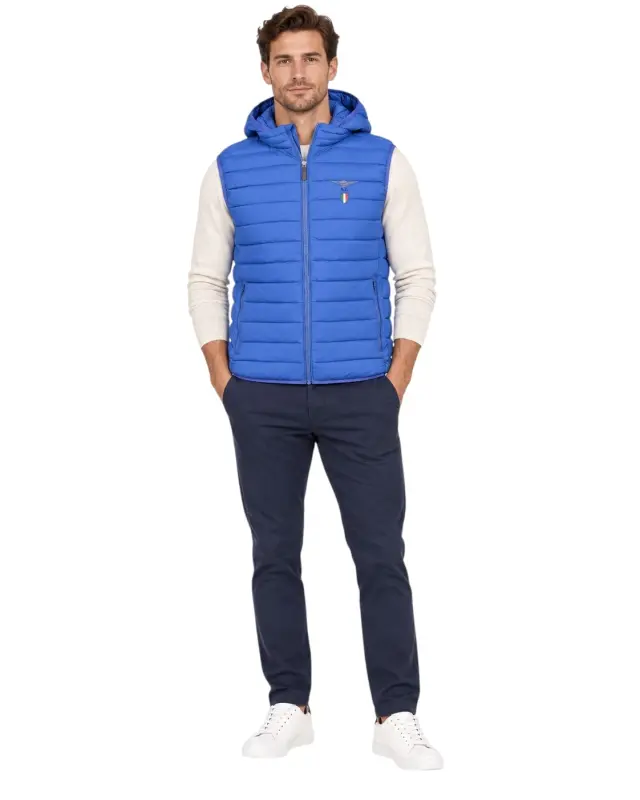 Accademia Militare - Ανδρικό Αμάνικο Μπουφάν W6S727-5682-040 Μπλε Ρουαγιάλ 2