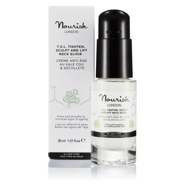 Nourish London T.S.L Tighten, Sculpt & Lift Neck Cream - Βιολογική Κρέμα Σύσφιξης & Ανόρθωσης Για τον Λαιμό