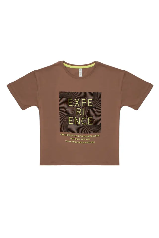 T-Shirt Kid Experience Καφέ