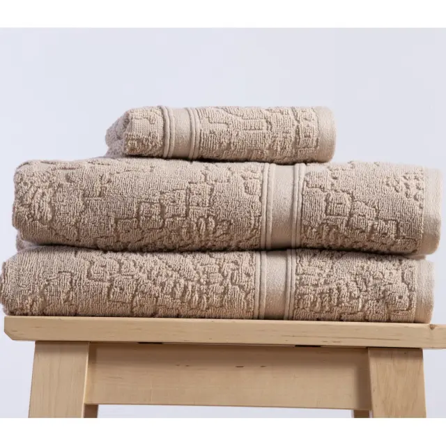 ΠΕΤΣΕΤΑ ΠΡΟΣΩΠΟΥ LOUIZA 50Χ90 NEF-NEF HOMEWARE BEIGE 3