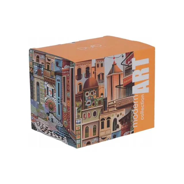 Duo gift Modern Art Πορσελάνινη Κούπα 450ml: Sweet City 3