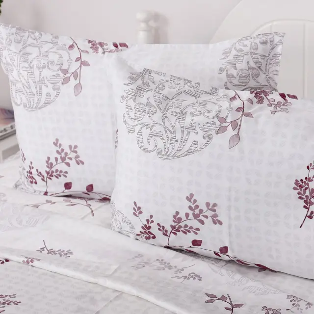 Σετ Σεντόνια 230x260 Υπέρδιπλα Beauty Home Conrad Art 12007 Εκρού Χωρίς Λάστιχο100% Βαμβακοσατέν 2