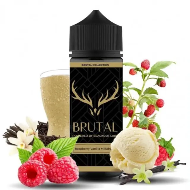 BLACKOUT Flavorshot Brutal Raspberry Vanilla Milkshake 36ml/120ml
