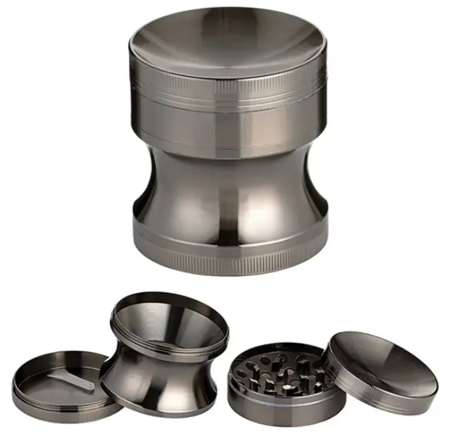 Super Heroes Grinder Τρίφτης 60mm Gun Metal - 4 Parts
