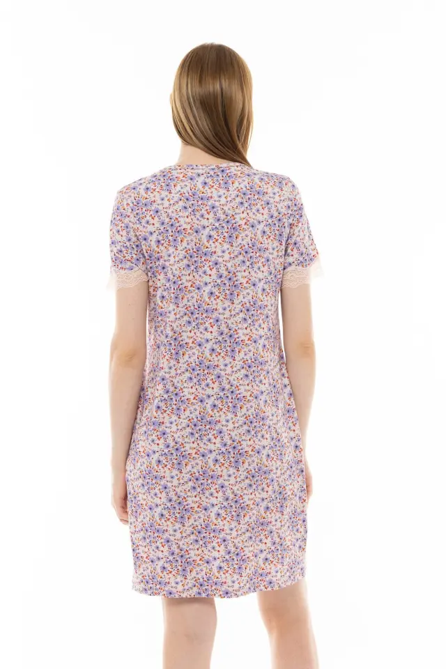 S1253 - Type - NIGHTGOWN VIOLETE FLOWER 3