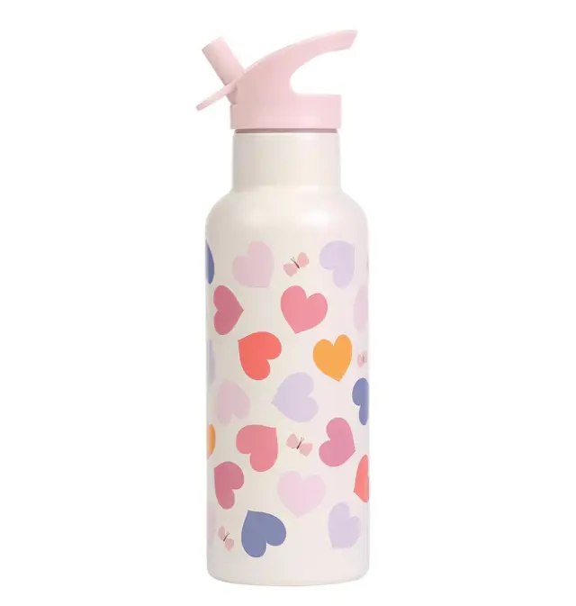 A Little Lovely Company Ανοξείδωτο Παγούρι Θερμός 500ml – Hearts DBSXHE102 3