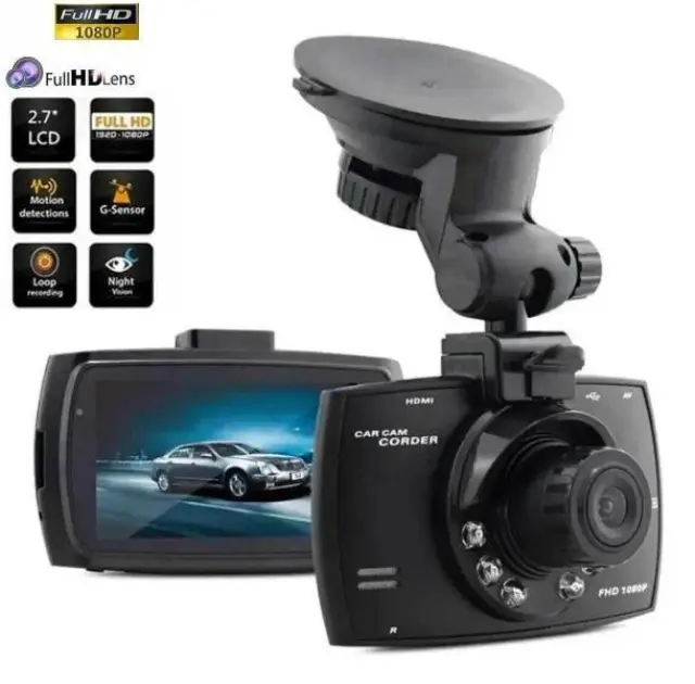 Καταγραφικό HD DVR κάμερα αυτοκινήτου με LCD 2,7'', ανίχνευση κίνησης & νυχτερινή λήψη Aerbes AB-C005