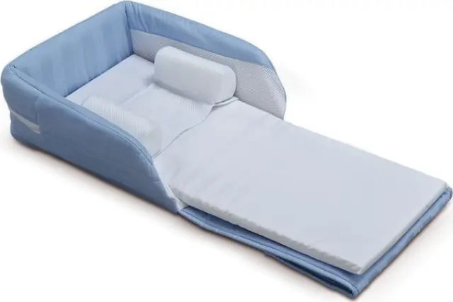 Just Baby Easy Sleep Μαλακό Κρεβατάκι Με Υπνοσφηνάκι Σιελ JB.800.BLUE