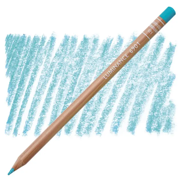 Ξυλομπογιά Caran d'Ache Luminance - 671 Chrysocolla Blue