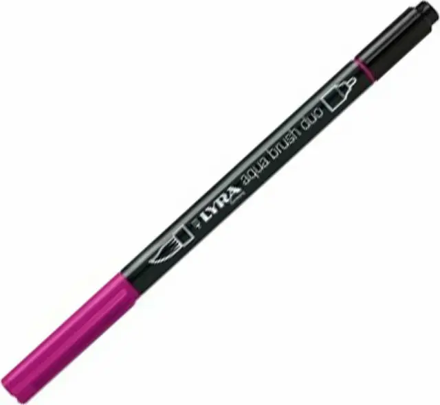 Μαρκαδόρος Πινέλο Lyra Aqua Brush Duo Light Carmine / 6520027 (Lyra)