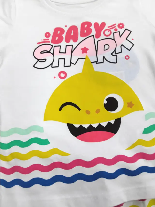 Πιτζάμες Καλοκαιρινές Baby Girl Shark 8010899 - 5 Y (110cm) 2