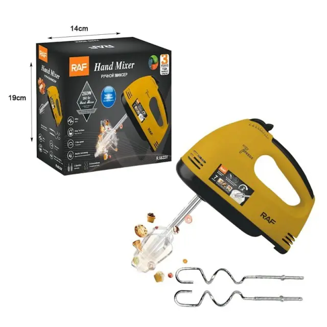 RAF Μίξερ Χειρός 100W R.6633Y - Hand Mixer 92015 3