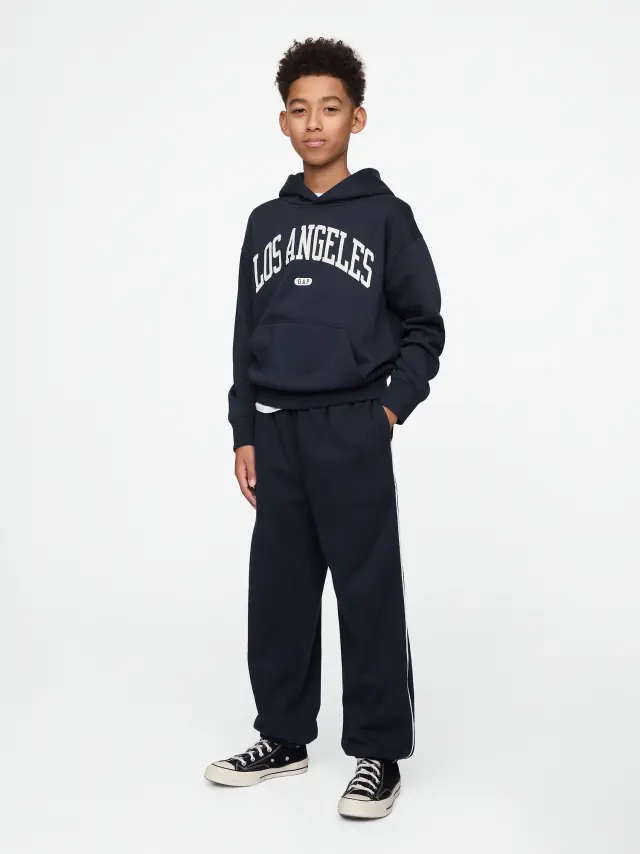 Μπλε Παιδικό Vintage Soft Baggy Παντελόνι Φόρμας Tapestry navy