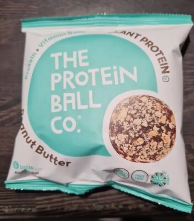 The Protein Ball Co. Plant Protein Balls Peanut Butter Vegan, Μπάλες Πρωτεΐνης με Γευση Φυστικοβούτυρο, 45gr