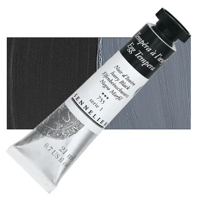Αυγοτέμπερα Sennelier - 755 Ivory Black - 21ml