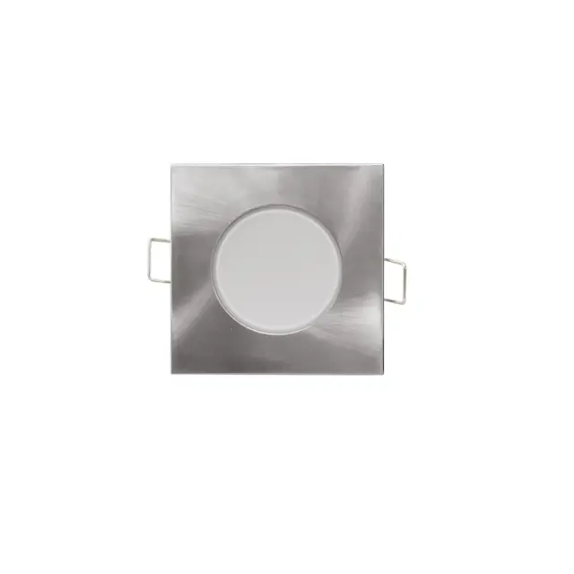 LED ΣΠΟΤ ΝΙΚΕΛΙΟ ΜΑΤ ΤΕΤΡΑΓΩΝΟ 230V AC 5W 3.000K 400LM 120° IP65 Ra80 / VERA530SNM