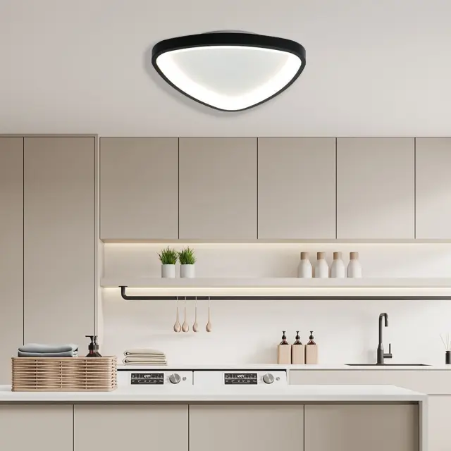 LED Φωτιστικό Οροφής Πλαφονιέρα ANDROMEDA 72Watt Φ50cm Μαύρη CCT VIV005250