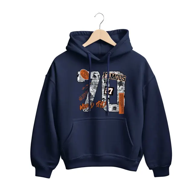 Φούτερ Noshame® Navy με τύπωμα - 3025095 - XXL