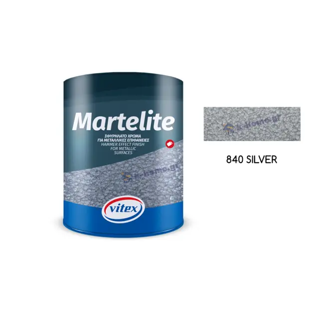 VITEX MARTELITE Σφυρήλατο Χρώμα για Μεταλλικές Επιφάνειες 840 Ασημί Γυαλιστερό 0,75 lt