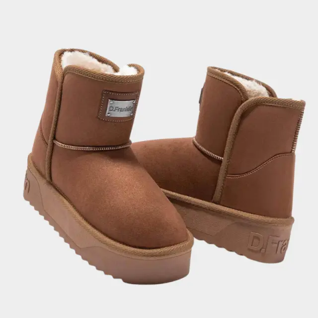 Μποτάκια Με Γούνα D.Franklin Nordic V.2 DFSH371004-Tan Καφέ - 37 2