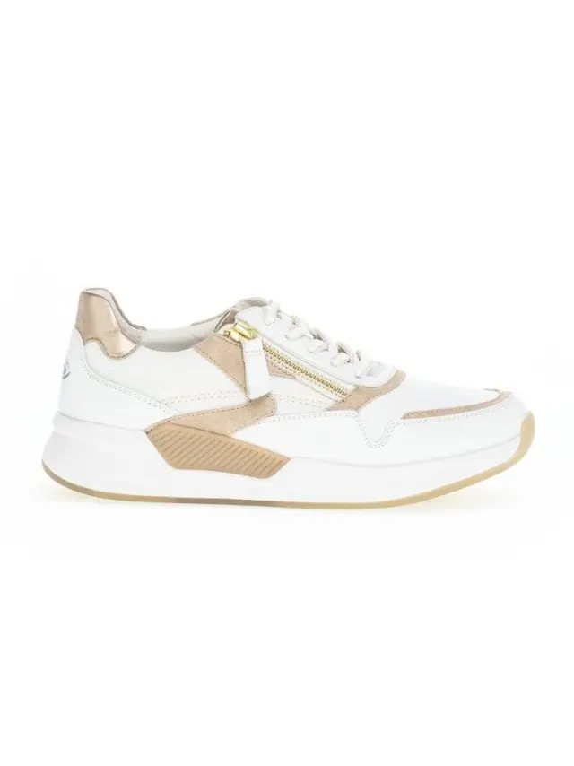 Gabor Sneakers Γυναικείο δέρμα/ύφασμα Άσπρο GAB/86957 52-WEIS/OAS/CHM 3