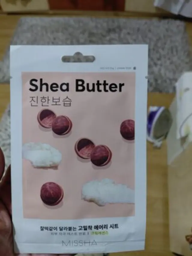Missha Airy Fit Sheet Mask Shea Butter Υφασμάτινη Μάσκα Προσώπου Με Βούτυρο Καριτέ 19gr