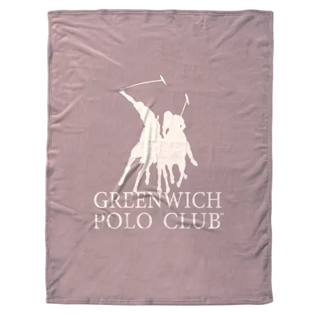 Κουβέρτα 220x240 Υπέρδιπλη 300gsm Fleece Essential Greenwich Polo Club 3491 Nude 100% Πολυέστερ 3